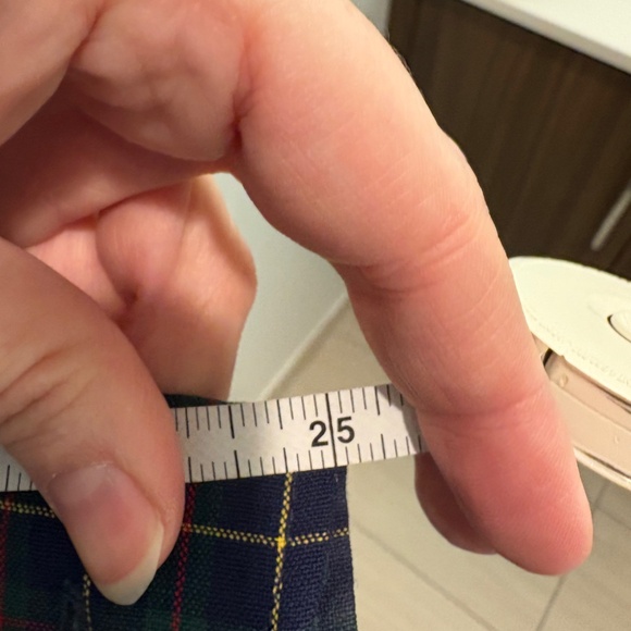 Men’s vintage Pendleton plaid, dark blue green and red - Picture 6 of 8